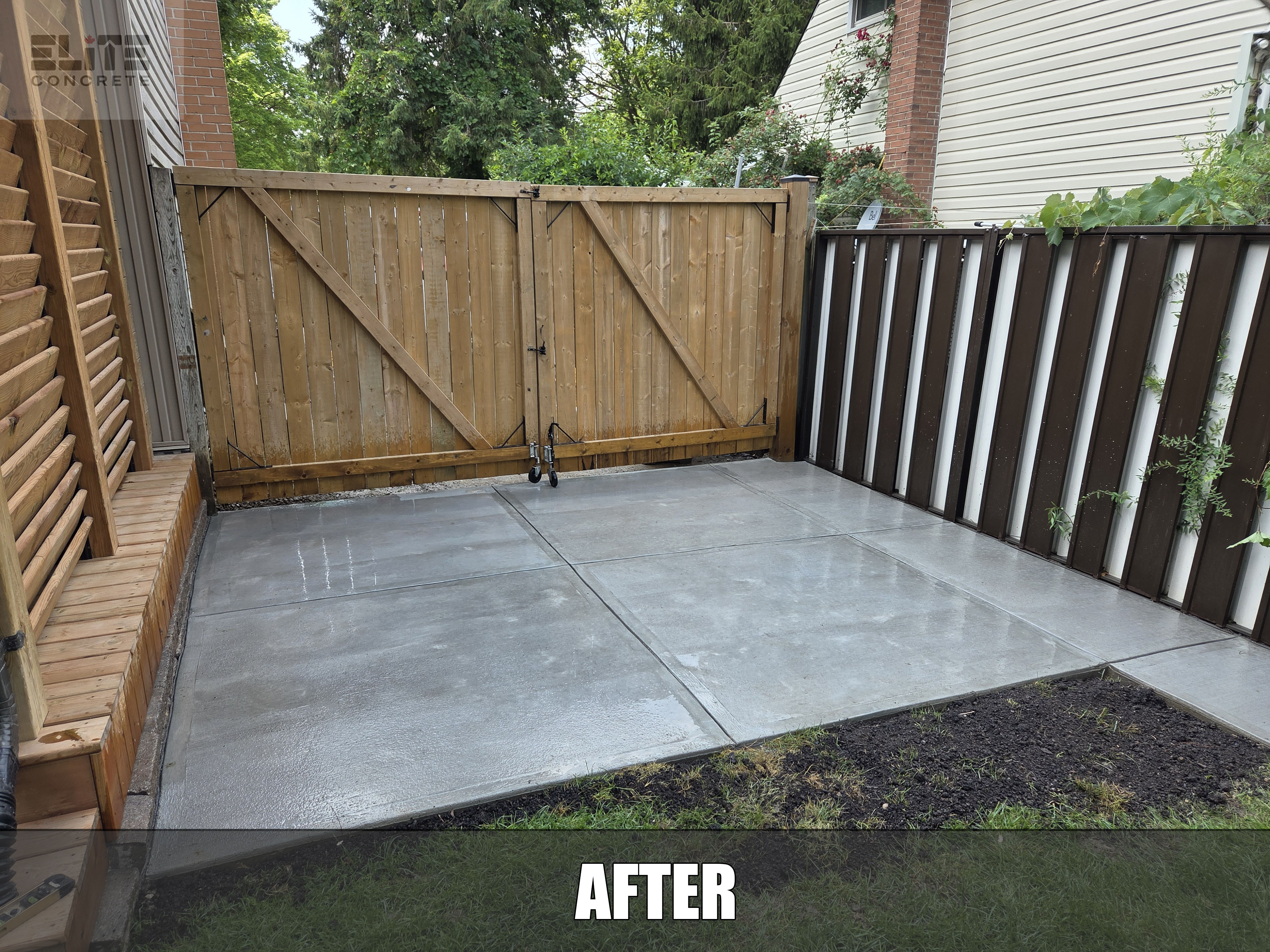 Patio slab in London Ontario